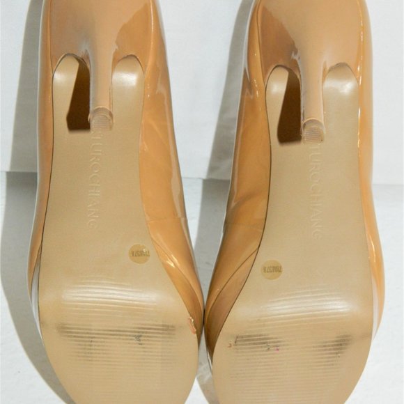 Arturo Chiang Nude Patent Pumps 7.5M - Picture 6 of 7